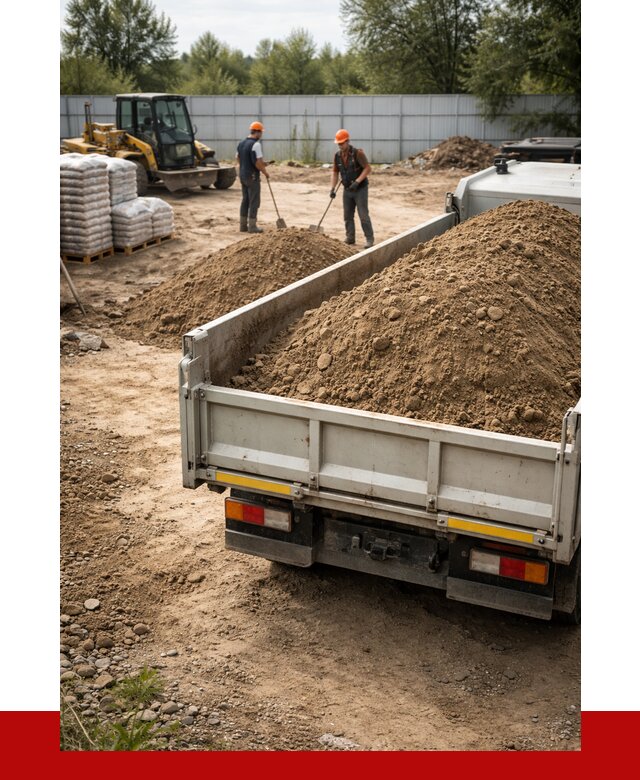 Супесь с доставкой в Борисоглебске от 2549 р. за куб | ПРОНЕРУДБрс