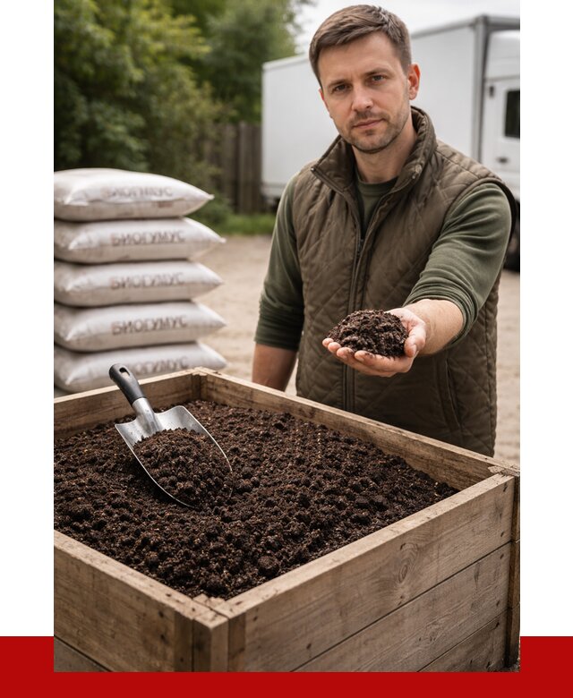 Купить биогумус в Борисоглебске с доставкой от 8843 р. за куб | ПРОНЕРУДБрс