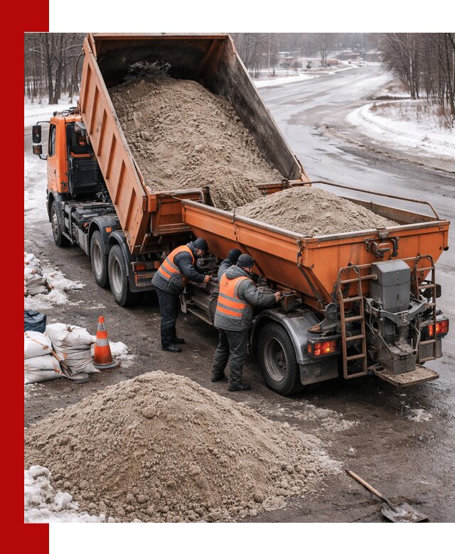 Поставка и вывоз пескосоля в Борисоглебске оптом и в розницу