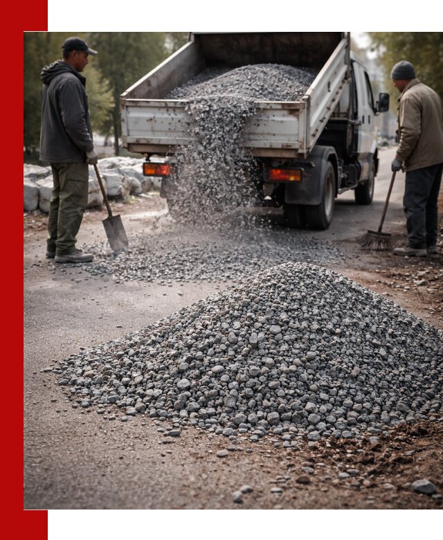 Гранитная крошка для посыпки дорог и тротуаров в Борисоглебске