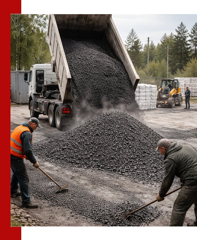 Доставка и продажа асфальтного гранулята в Борисоглебске