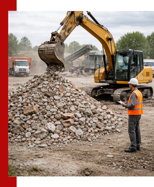 Доставка и вывоз строительного боя в Борисоглебске