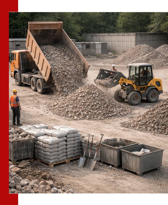 Вторичные материалы для отсыпки в Борисоглебске — поставка и доставка