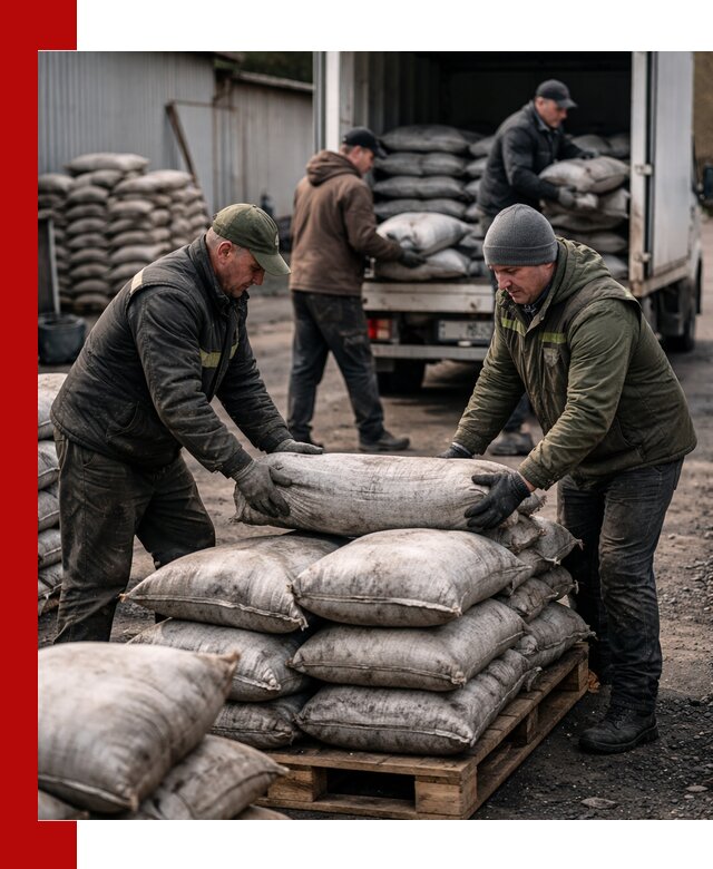 Доставка угля в мешках по выгодным ценам в Борисоглебске