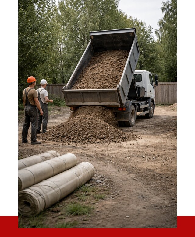 Доставка сыпучих материалов самосвалом в Борисоглебск от 4370 р. | ПРОНЕРУДБрс