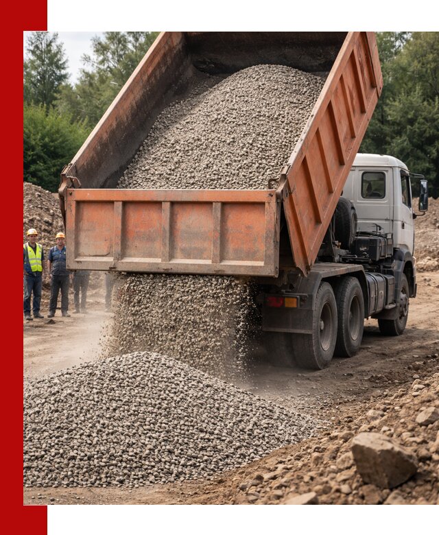 Доставка сыпучих материалов самосвалом в Борисоглебске быстро и надежно