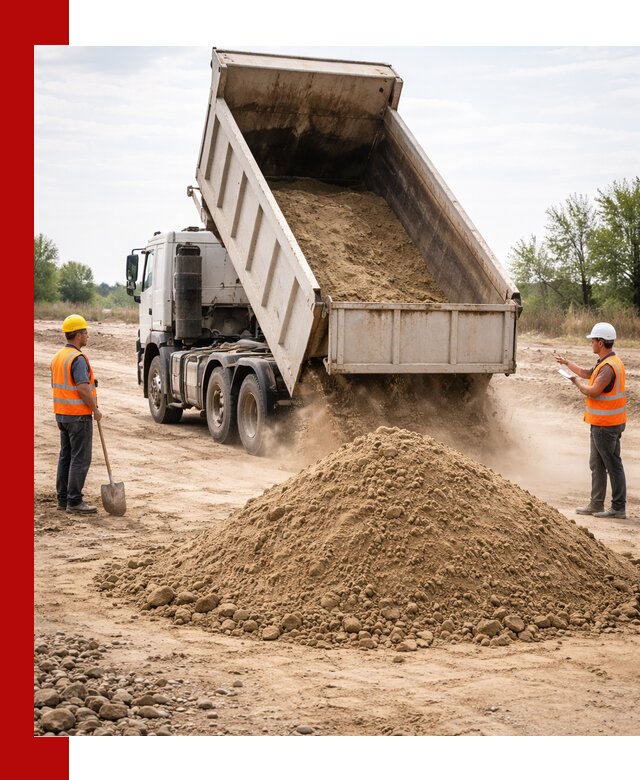 Доставка самосвалом 15 кубов в Борисоглебске за город и по городу