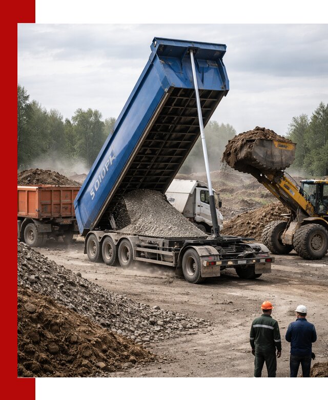 Аренда тонар 40 тонн в Борисоглебске с доставкой материалов