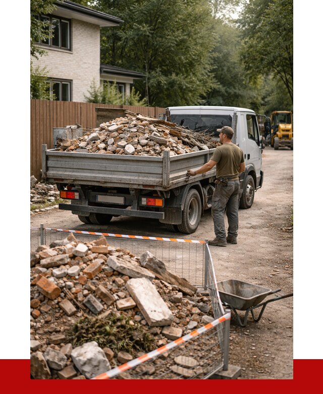 Вывоз строительного мусора с погрузкой в Борисоглебске от 7803 р | ПРОНЕРУДБрс