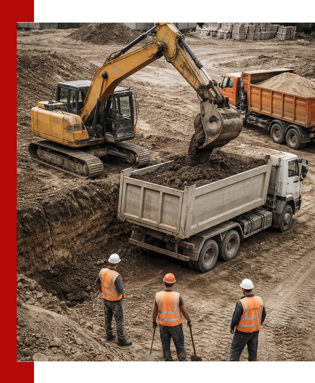 Разработка грунта для строительства и благоустройства в Борисоглебске