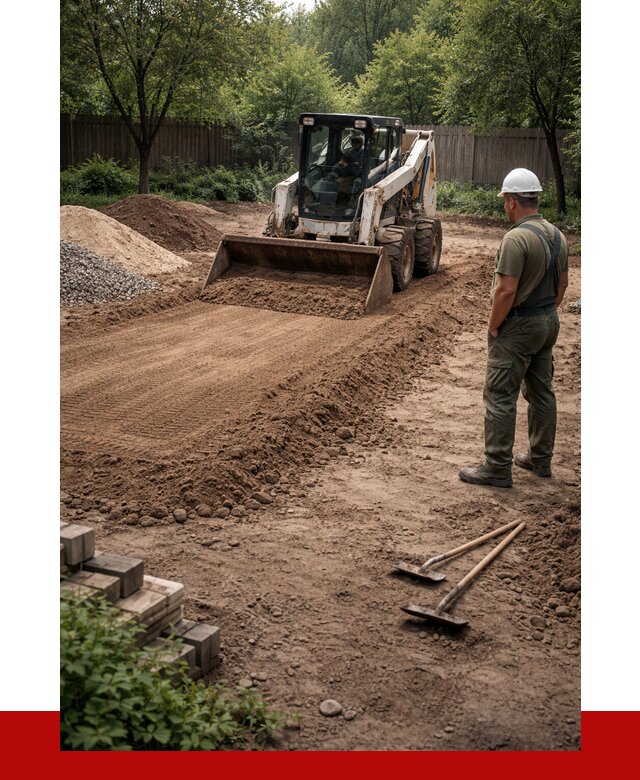 Выравнивание участка под ключ в Борисоглебске от 3641 р. | ПРОНЕРУДБрс