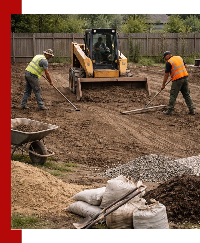 Выравнивание участка под строительство и благоустройство в Борисоглебске